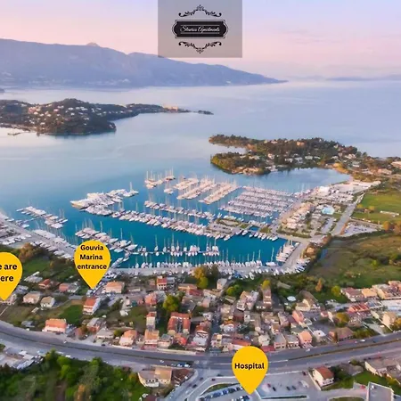 アパートホテル Stavros Next To Gouvia Marina