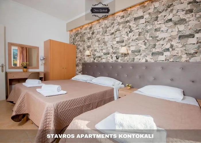 Stavros Next To Gouvia Marina Апарт-отель Контокали