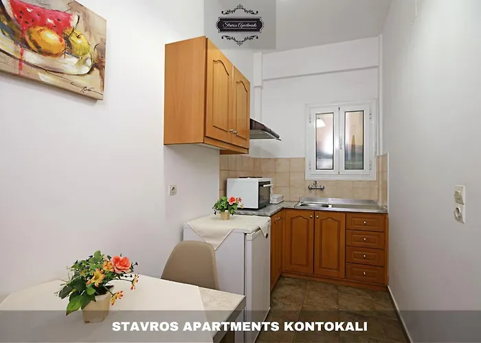 Апарт-отель Stavros Next To Gouvia Marina Контокали