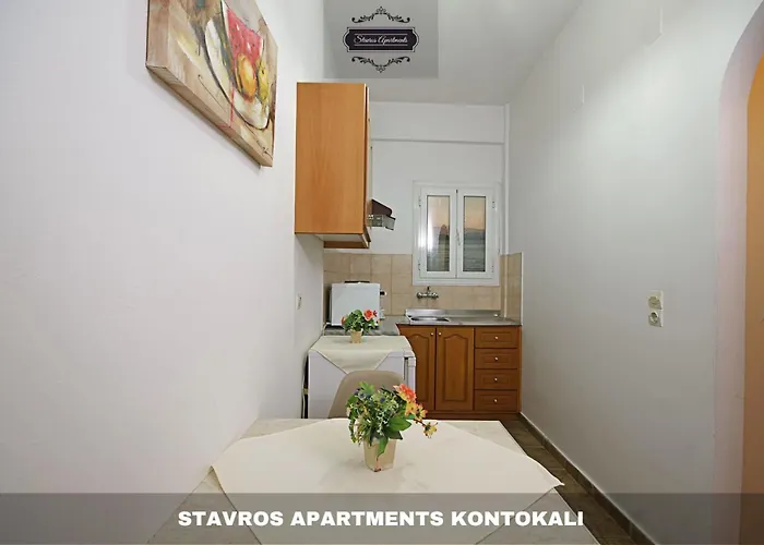 Stavros Next To Gouvia Marina Апарт-отель Контокали